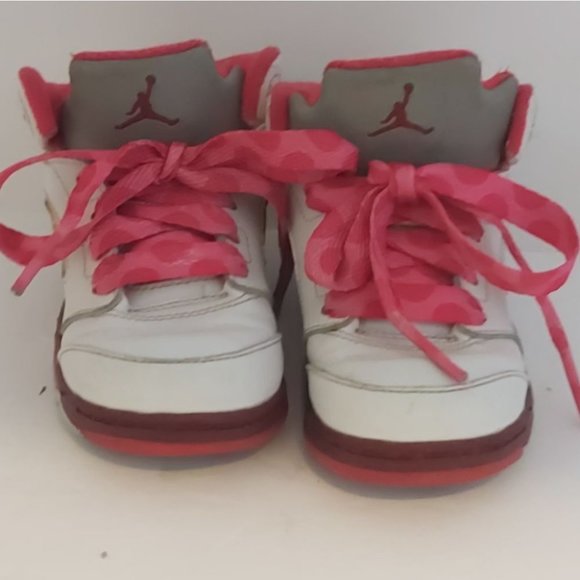 AIR JORDAN 5 Retro Infant Running Shoes 7C - Picture 2 of 8